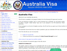 Tablet Screenshot of eta-visa.com